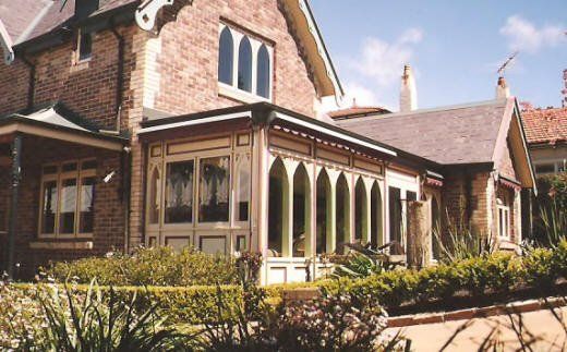 house with outdoor living space