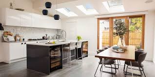 skylight in kitchen