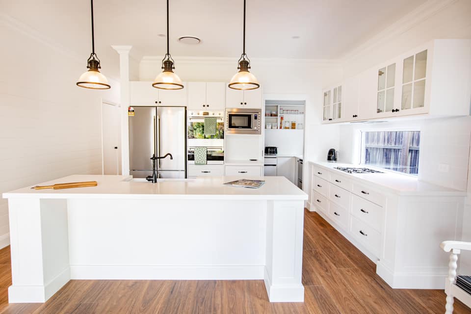 Simple White Kitchen Renovation — Wollongong, NSW — K.I.S Kitchens