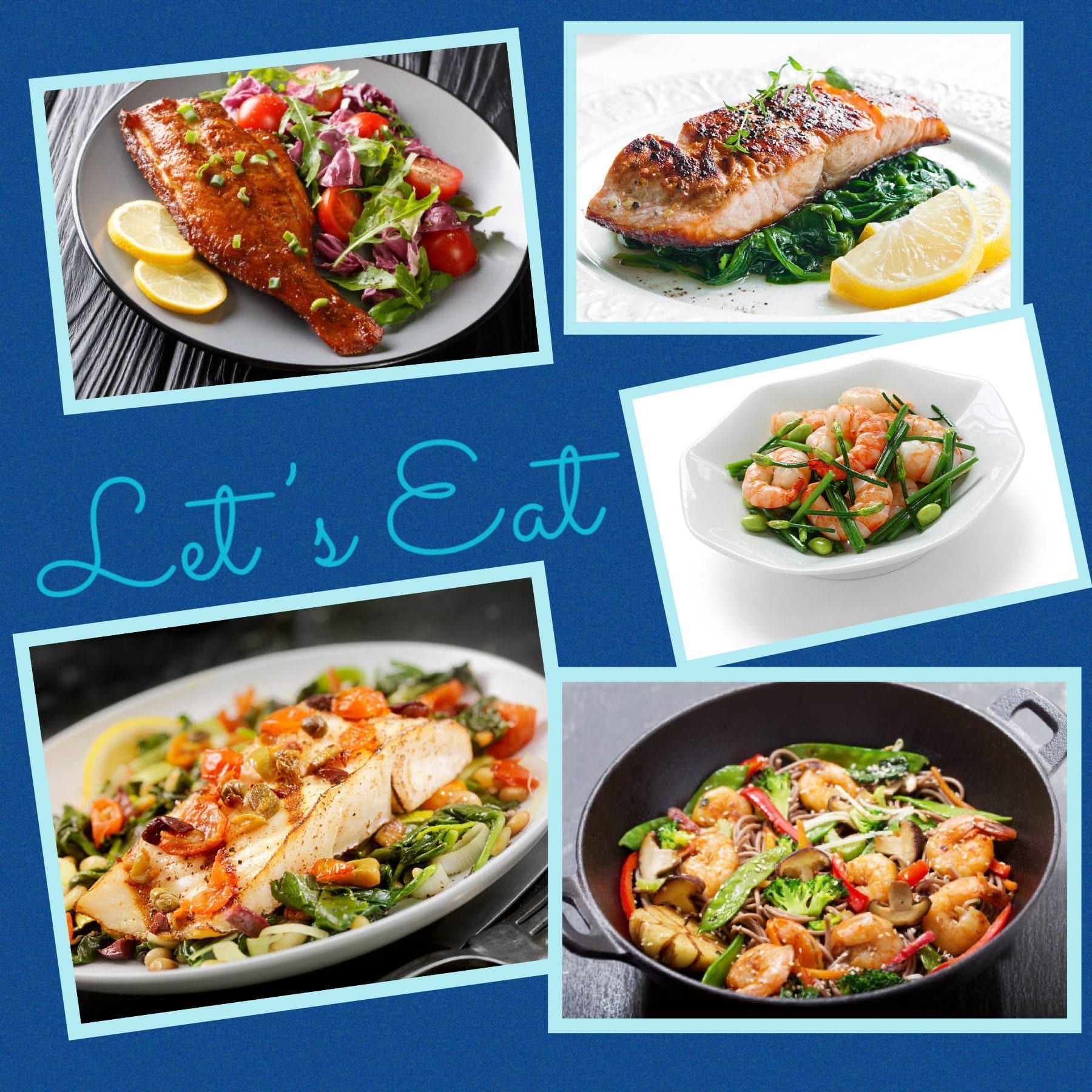 A collage with the words 