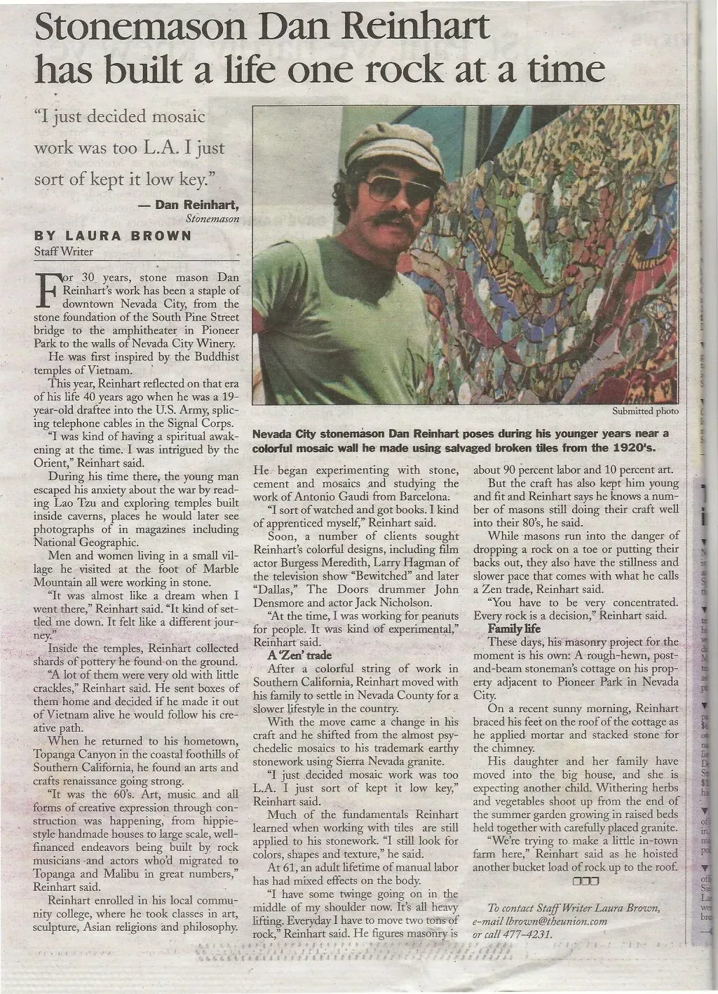 Gallery #18 — Nevada City, CA — Dan Reinhart Masonry