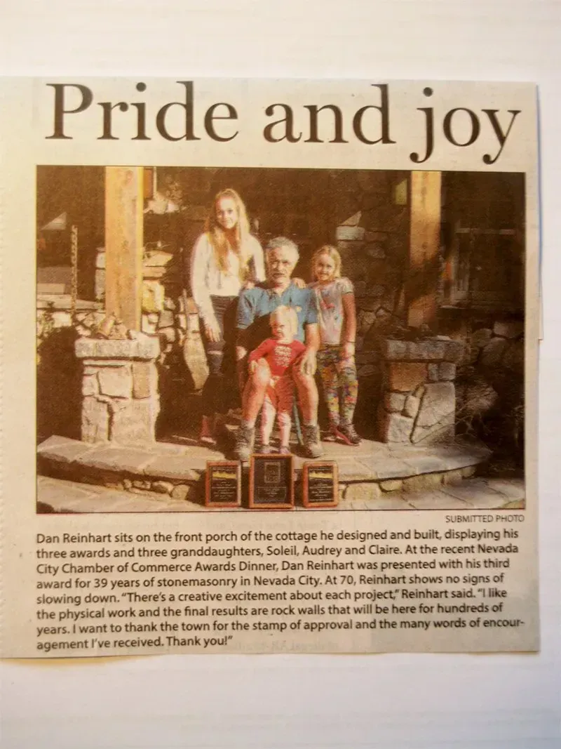 Gallery #20 — Nevada City, CA — Dan Reinhart Masonry