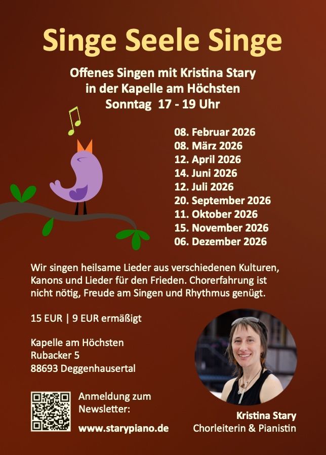 Singe Seele Singe Flyer 