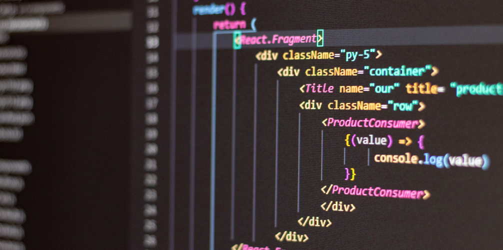 A computer screen with a bunch of code on it