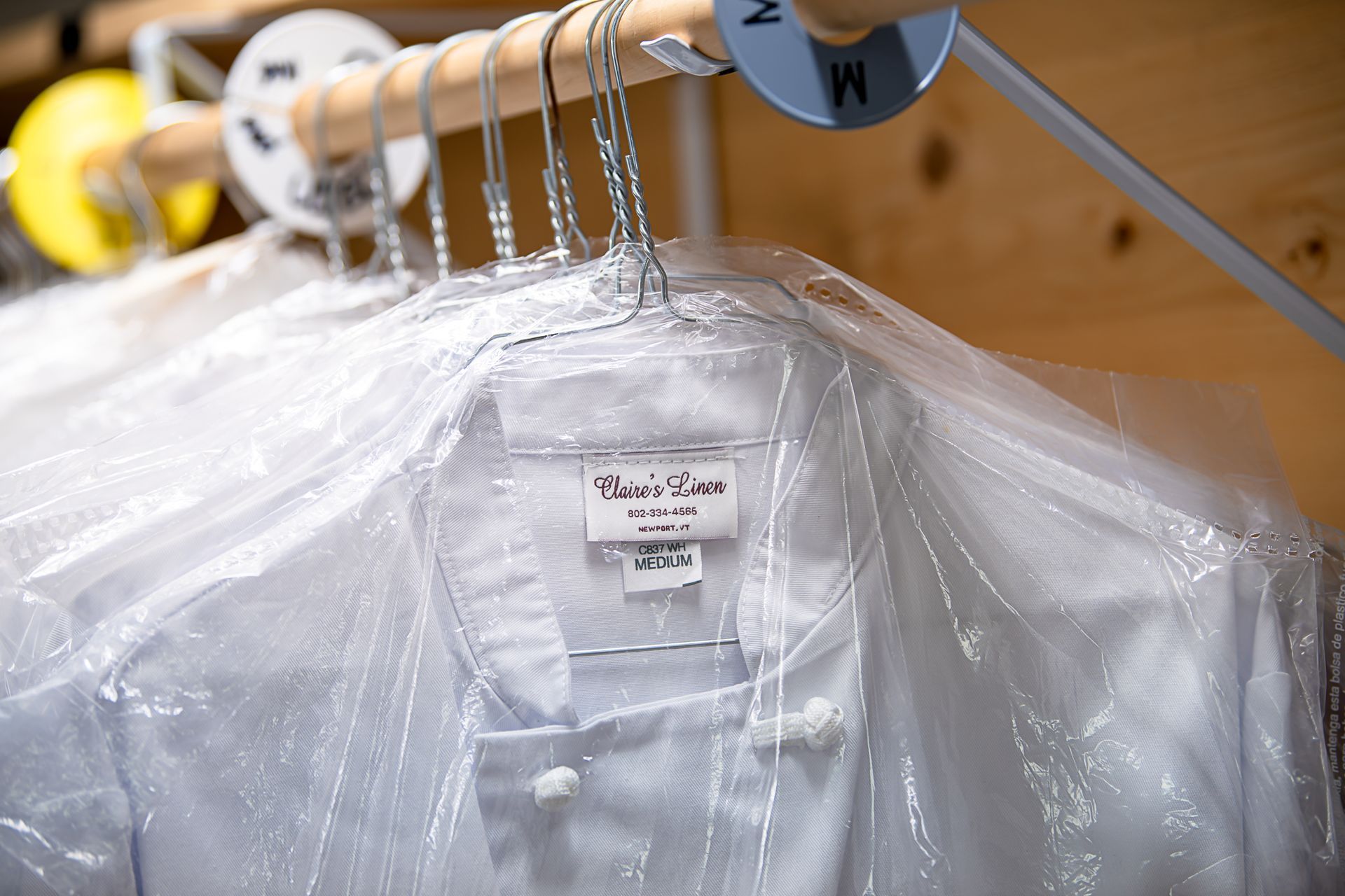 Claire's linens hanging