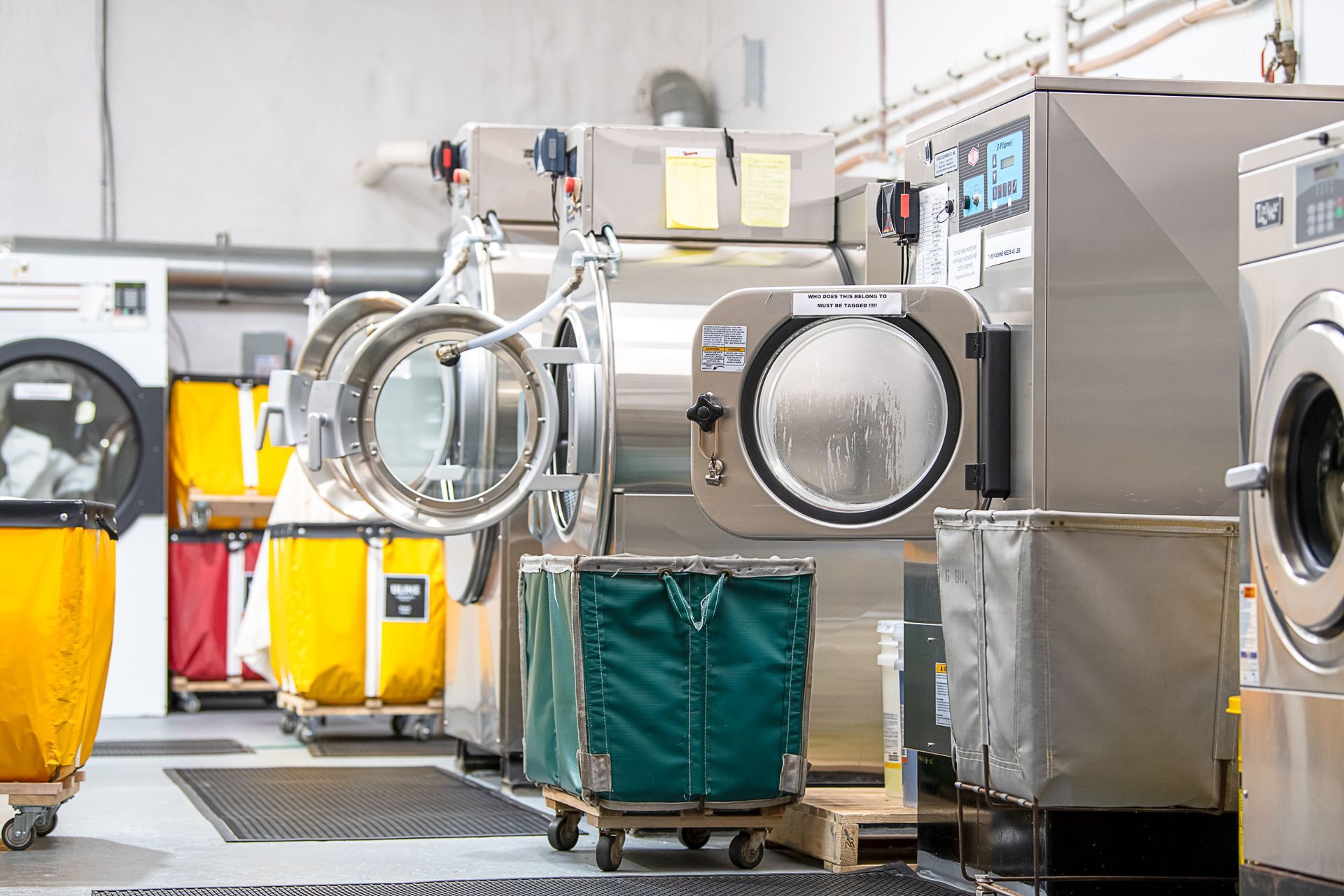 Claire's laundering machines