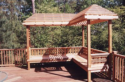 Outdoor Deck & Seating Area in Wake Forest, NC