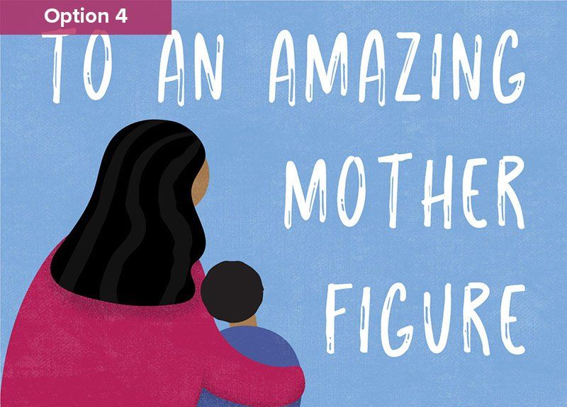 a poster that says to an amazing mother figure