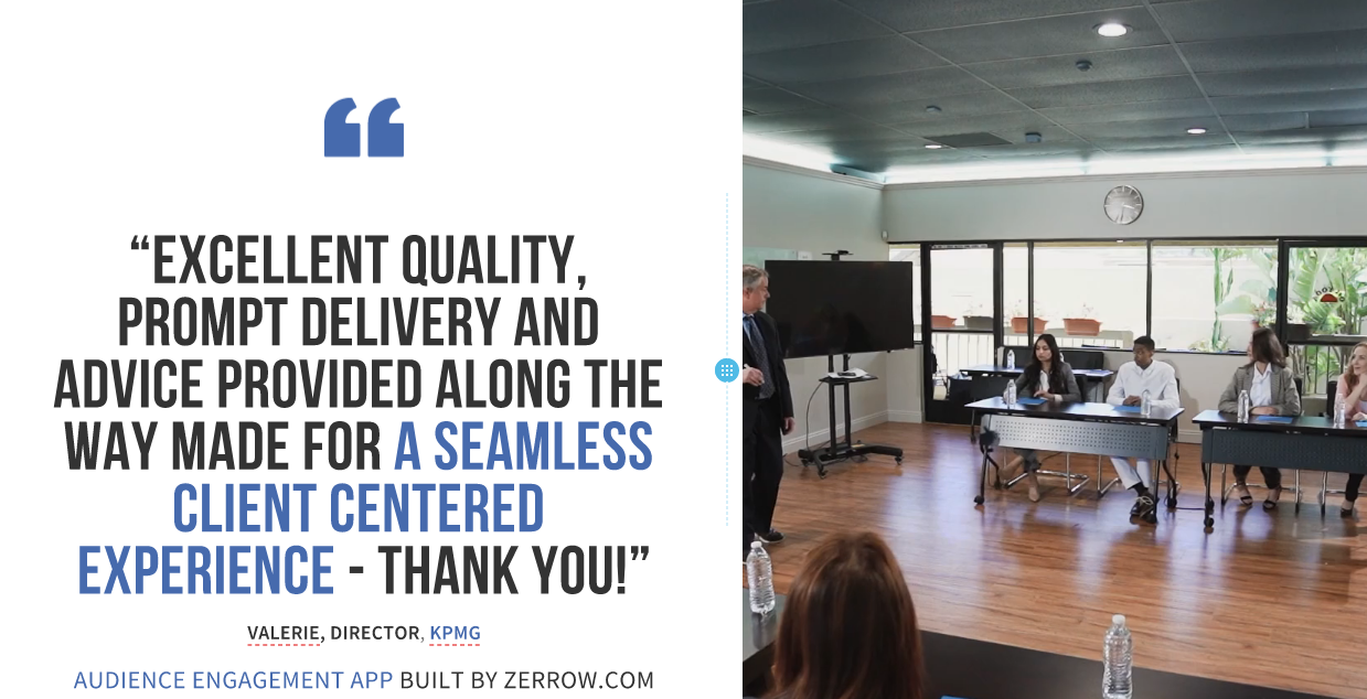 Excellent quality prompt delivery and advice provided along the way made for a seamless client centered experience