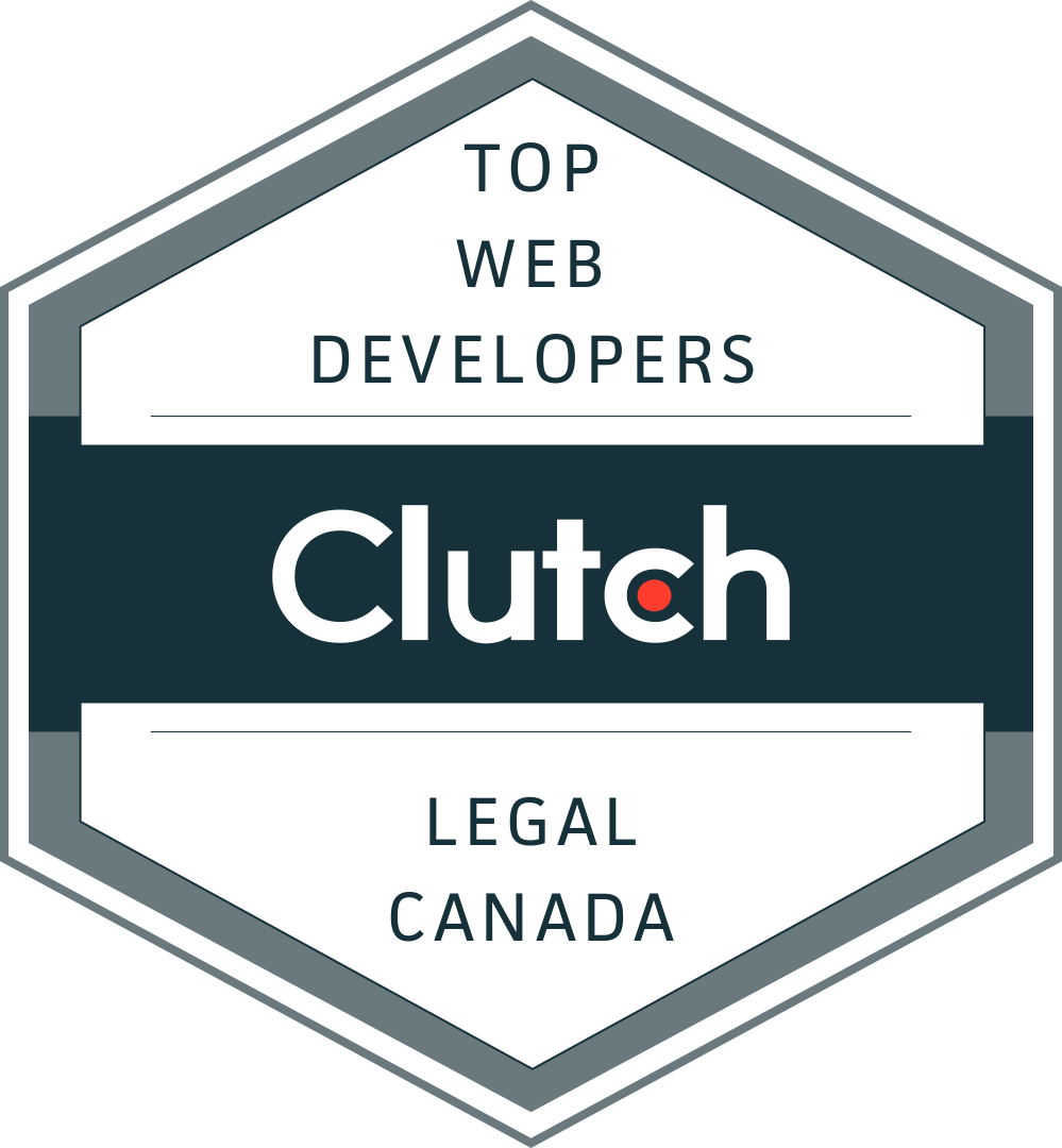 a logo for top web developers in legal canada .