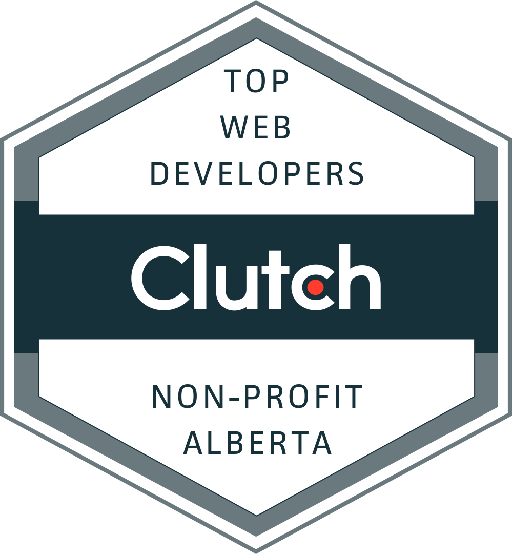 a logo for top web developers in alberta .