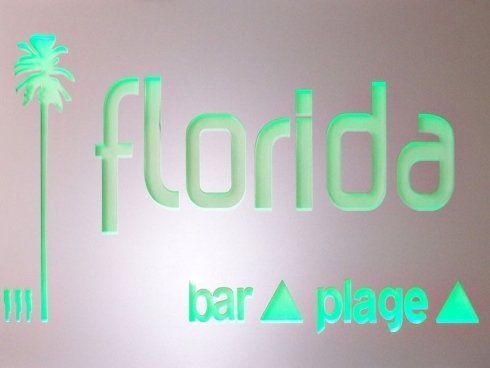 insegna luminosa a led florida bar