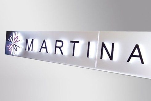 lettere luminose martina