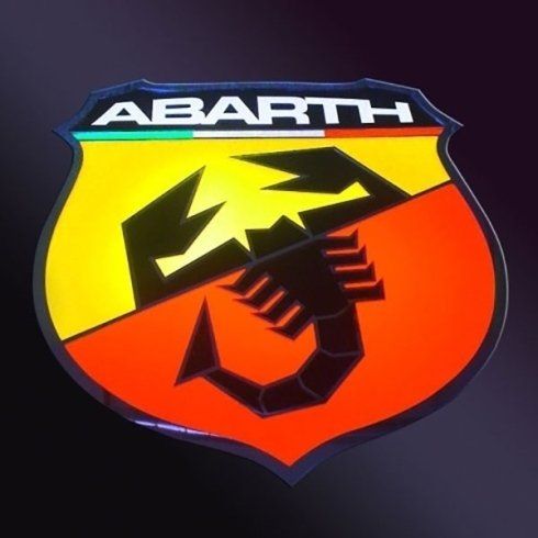 lavorazione fresa logo  abarth