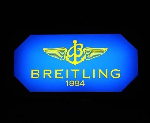 BREITLING advertising sign