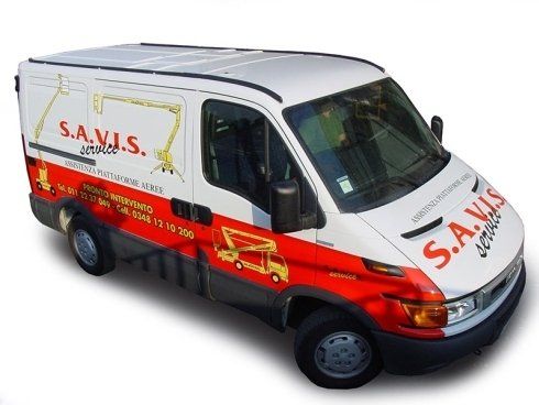 Advertising digital printing for savis truck