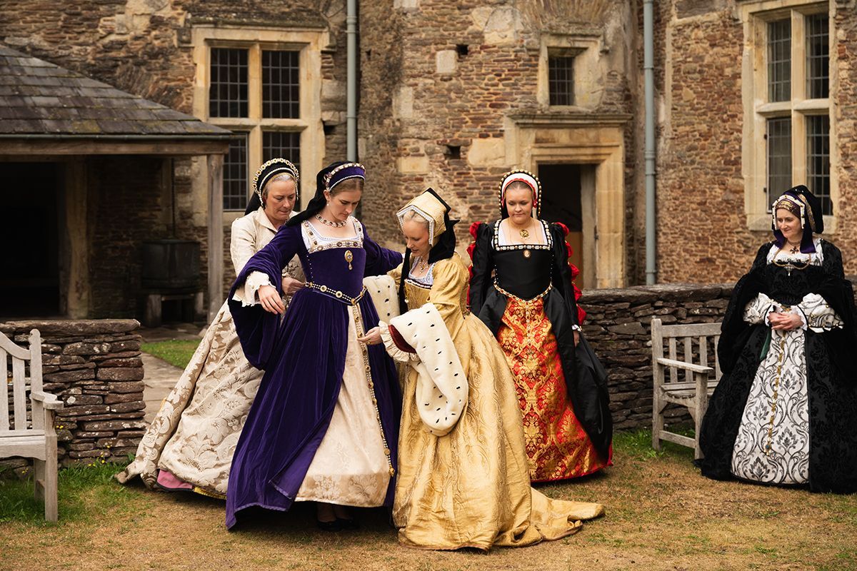 The Queens Jewells with Jewellery from Wolf Hall TV series at Acton Court, 2025