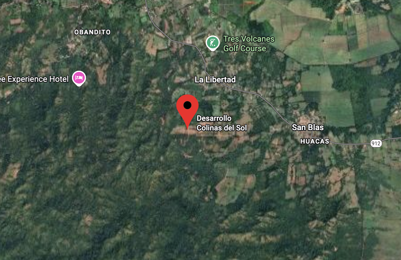 Colinas del Sol Location Map