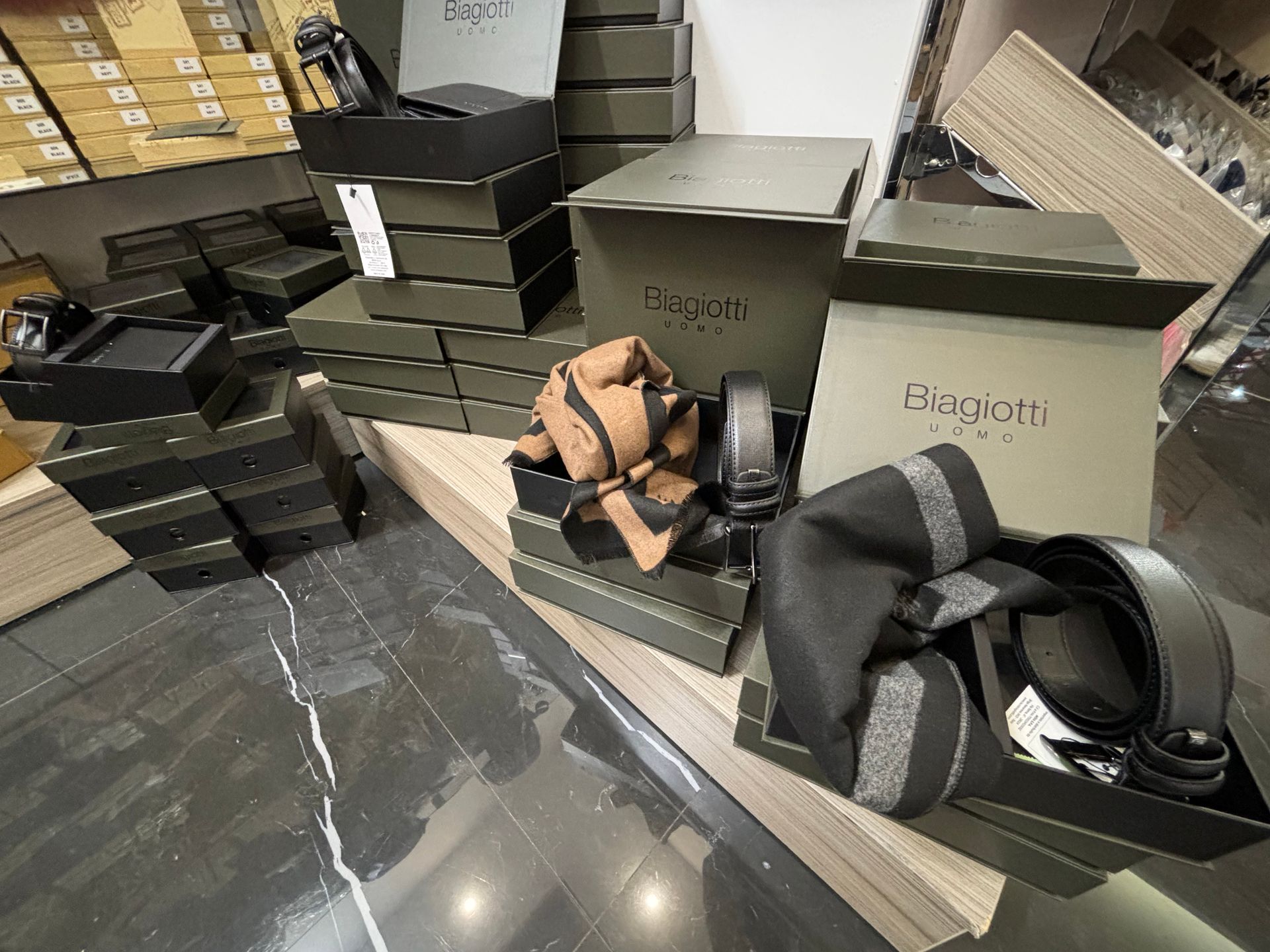 confezione sciarpa e cinta