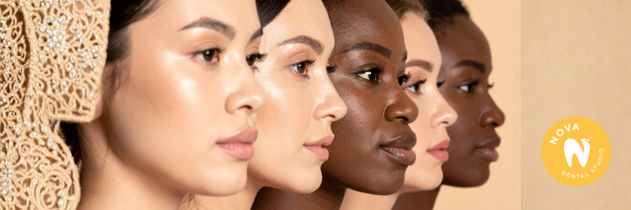 female perfect teeth s