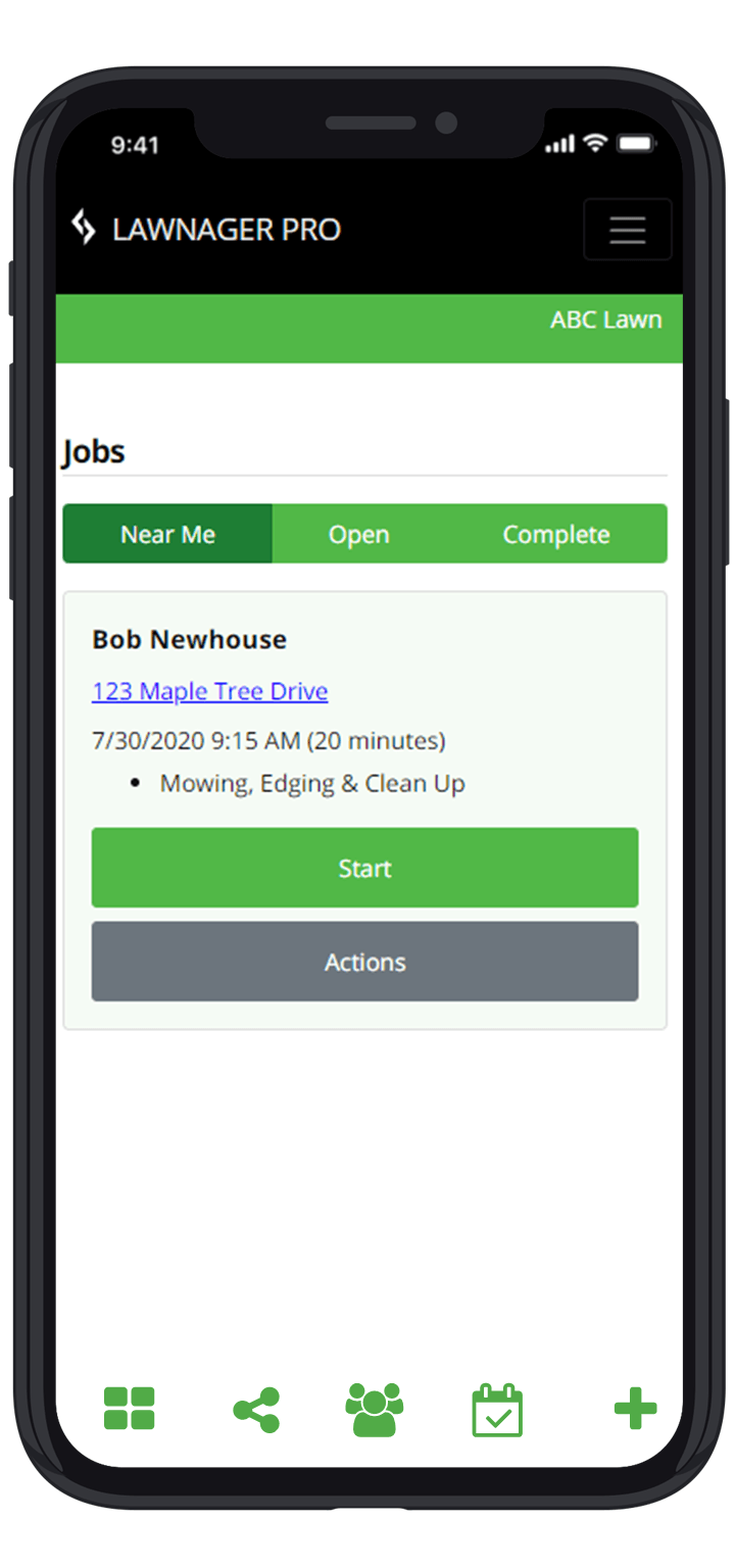 Lawn care made simple: Effortless Job Tracking