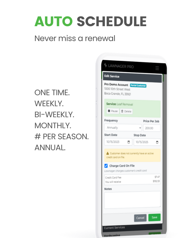 Lawn Care Automation Never Miss A Renewal