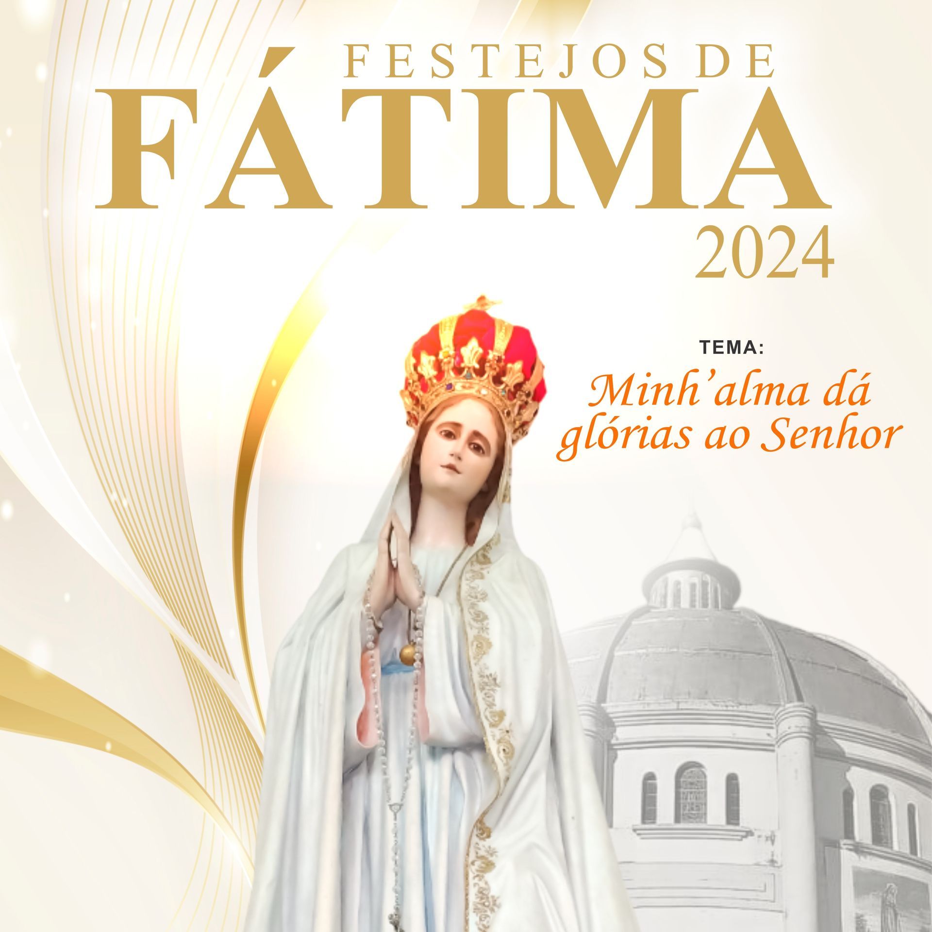 O Santuário Nossa Senhora de Fátima se prepara para a festa da padroeira que acontece no dia 13 de m