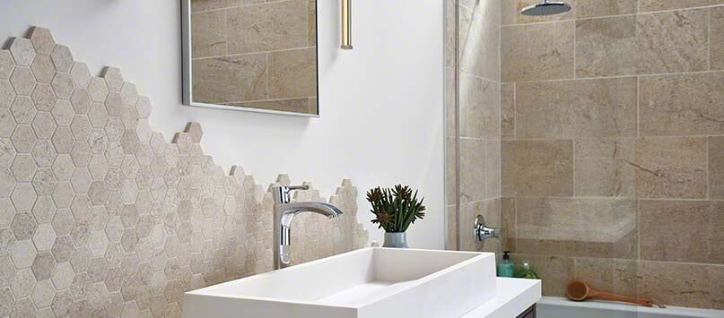 Speciality shapes mosaics - countertops in Naples, FL