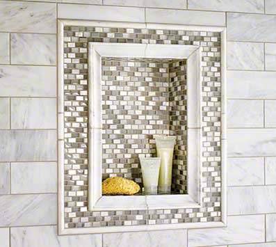 Trimaccessory pieces mosaics  - countertops in Naples, FL