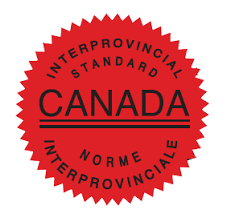 A red seal that says interprovincial standard canada