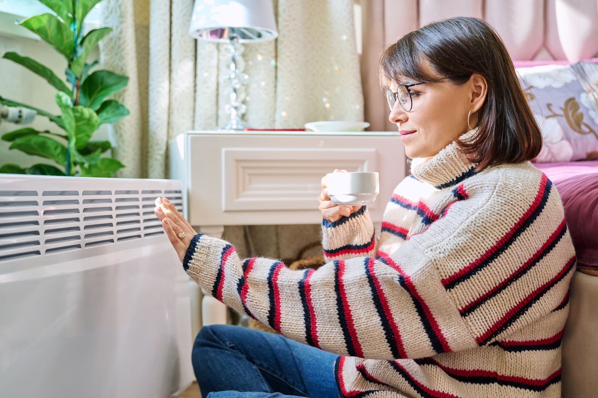 There are many different types of heating and cooling equipment.