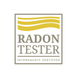 The radon tester logo is a certified logo.