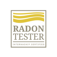 The radon tester logo is a certified logo.