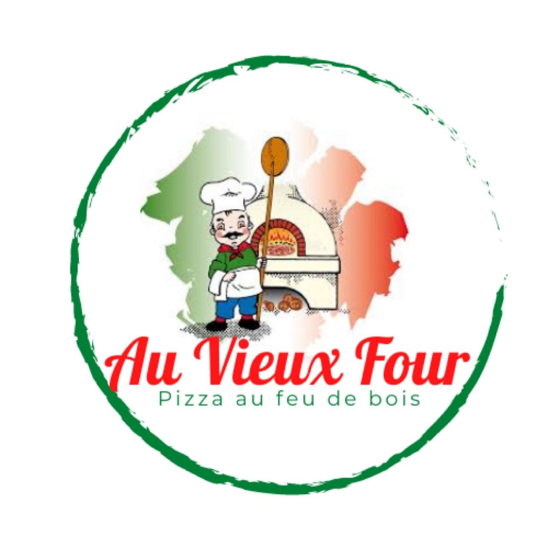 Voici une version adaptée à 44 caractères :
Aux Vieux Four : pizzas artisanales 
Villepinte**pizzéria