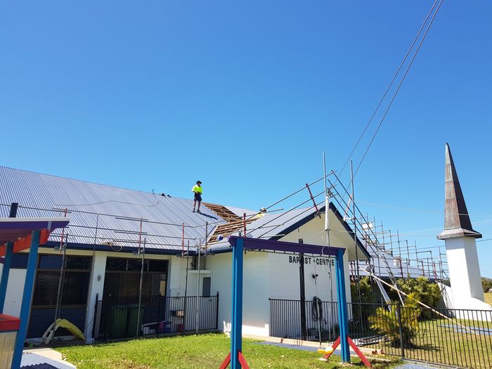 School Roof Replacement — Kosick Roofing NQ in Townsville QLD
