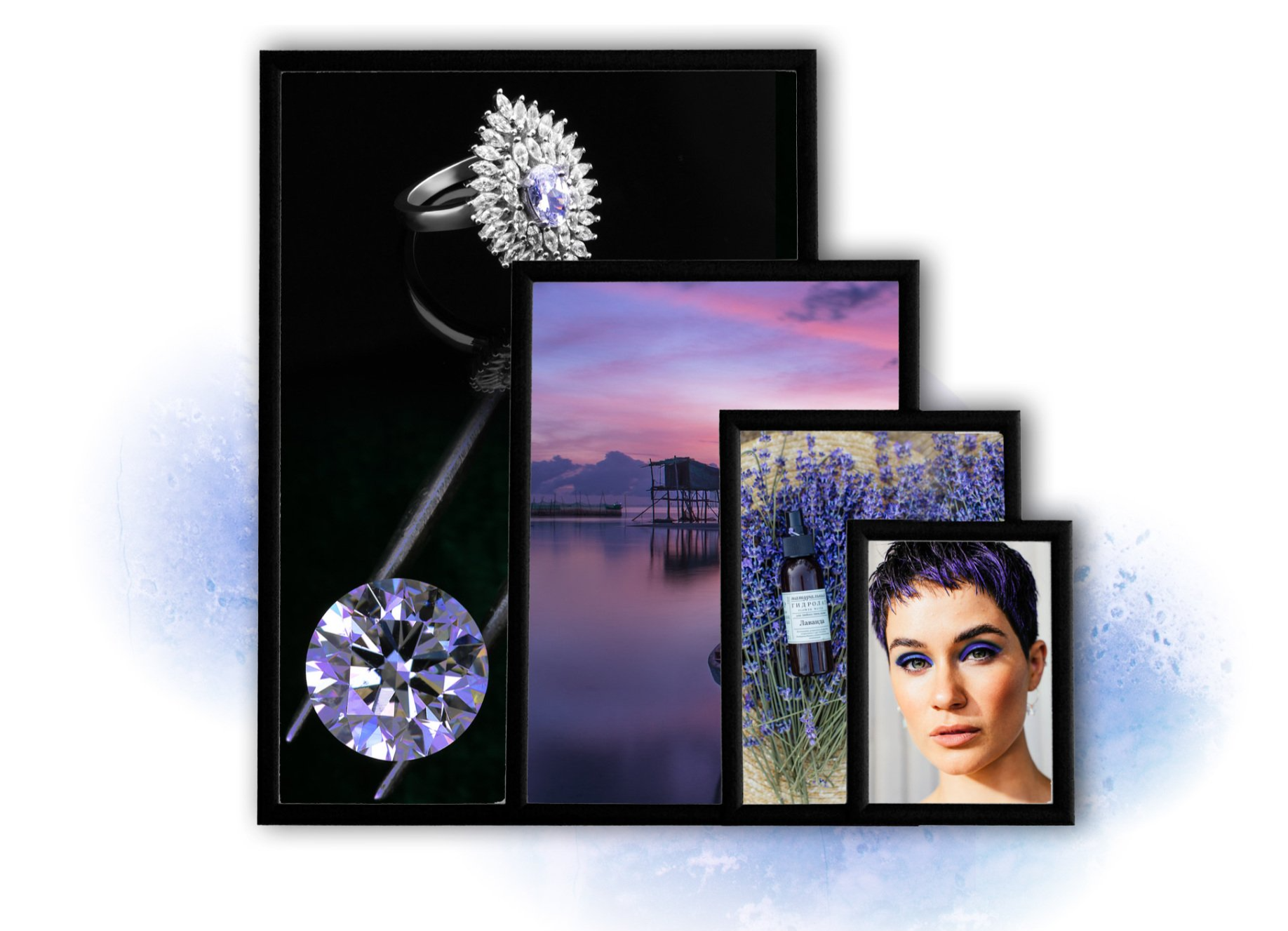 A3SilverSnapFrame4Displays