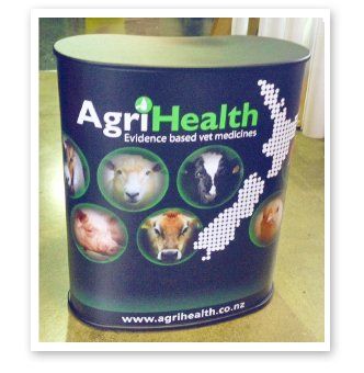 Event Table Pop Up display signage Auckland
