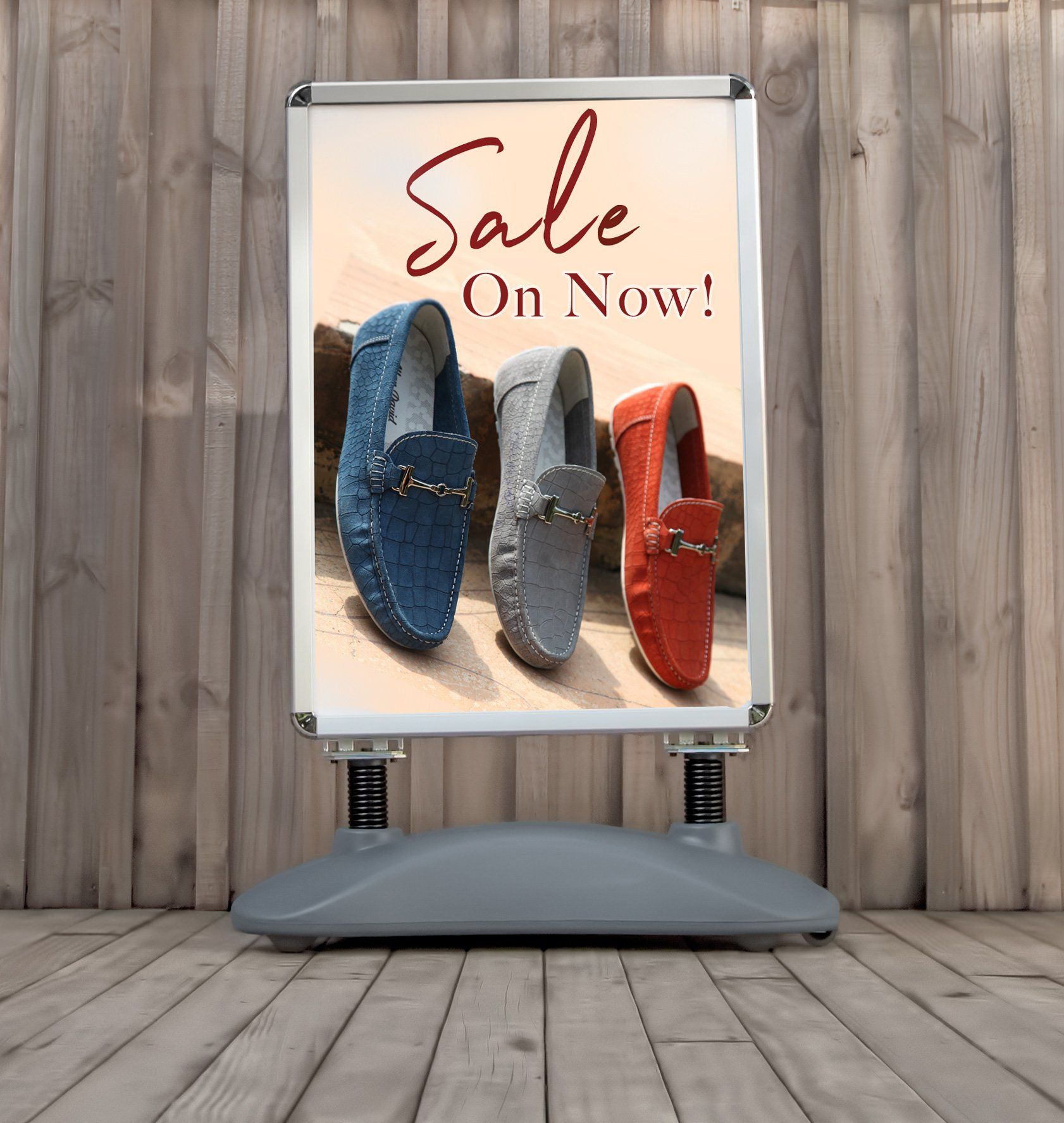 Footpath Stand Outdoor Sign 4Displays