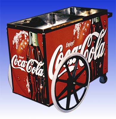 Coca Cola custom display signage Auckland