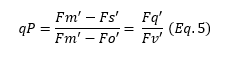 formula of qP, representing the fraction of open PSII centers ready for photochemistry. The calculation of qP is based on the puddle model.