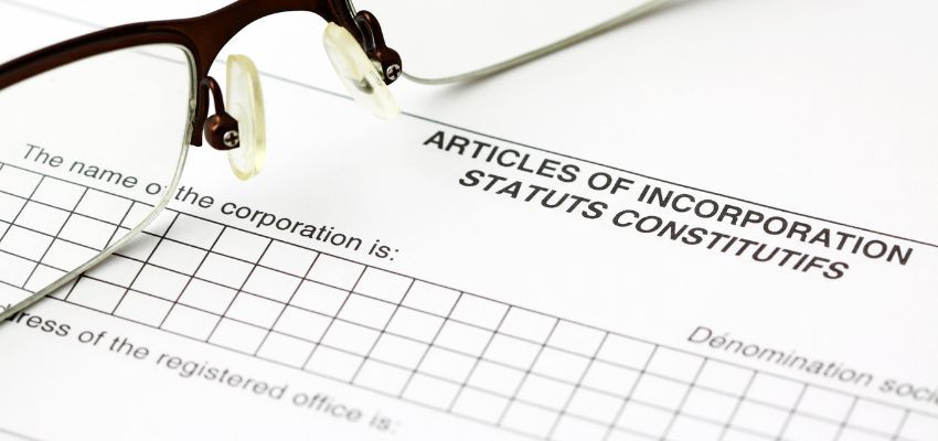 The Articles of Incorporation lay the foundation for your corporation, detailing its name, board of directors, share structure, and operations.