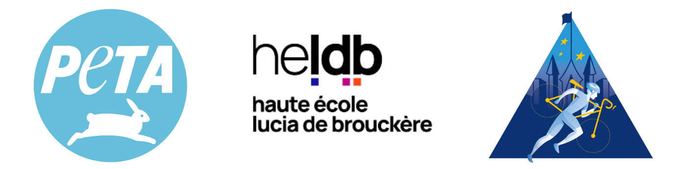Logo Peta, HELDB et Cyclocross Namur