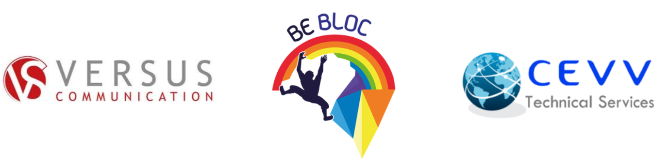 Logo Versus Communication, Be Bloc et CEVV