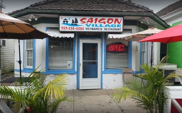 The front of a restaurant called saigon village