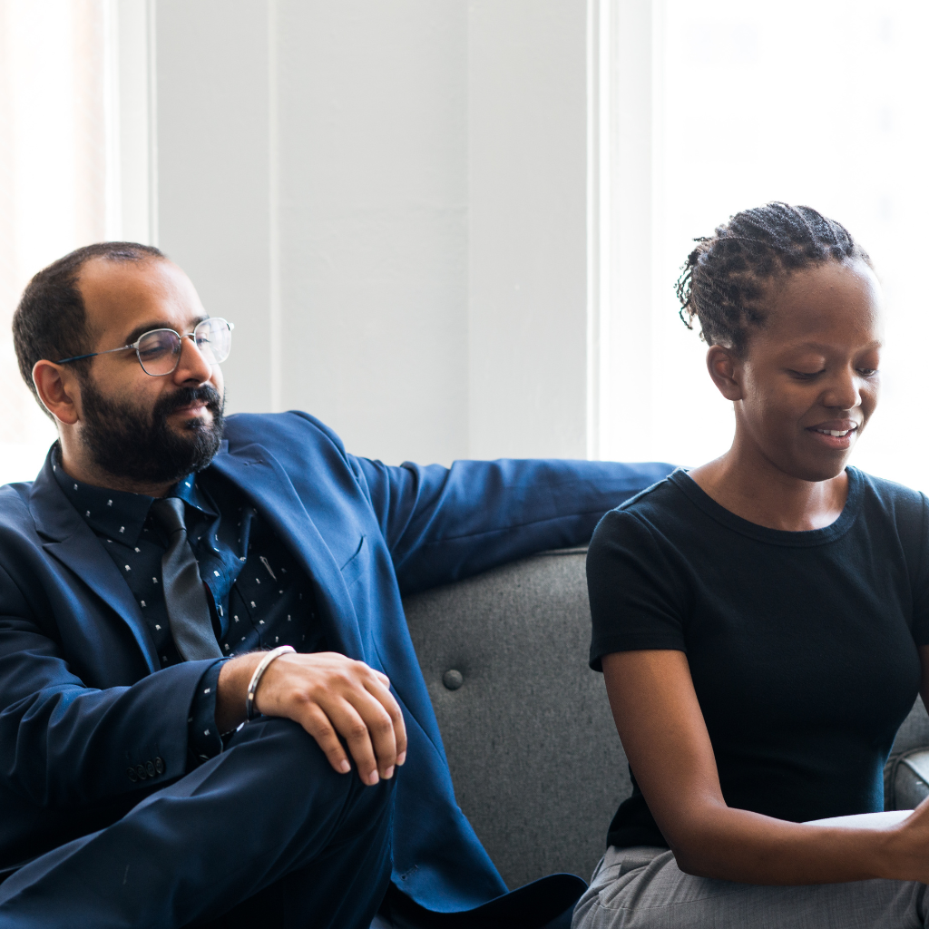 couple on couch together