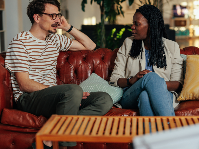 couple in a counseling session