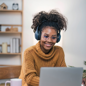 woman during counseling
