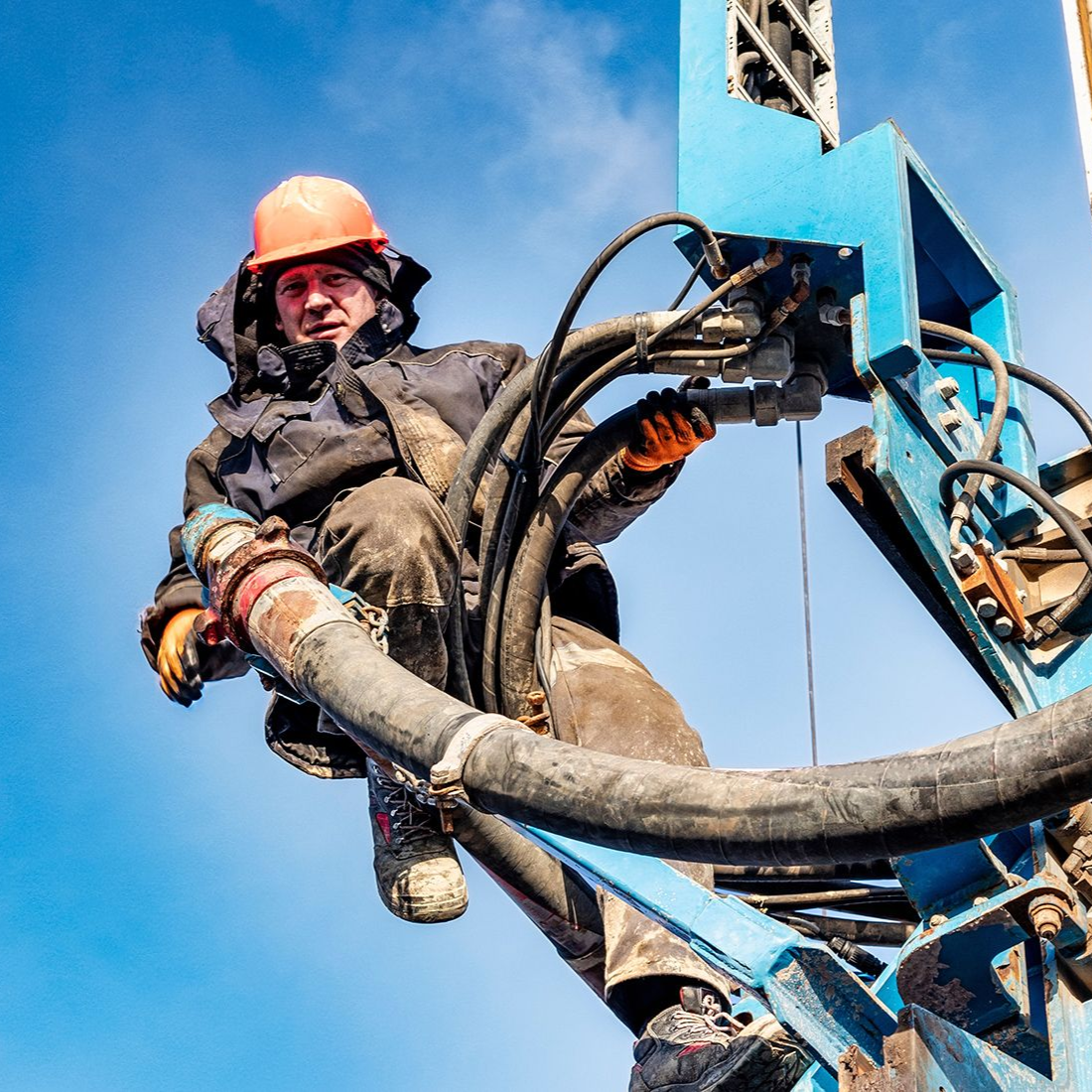 Empty white background.