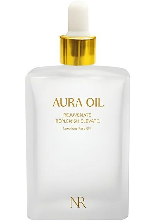 A Bottle of Aura Oil With a Dropper on It — Townsville Anti Aging in Currajong, QLD