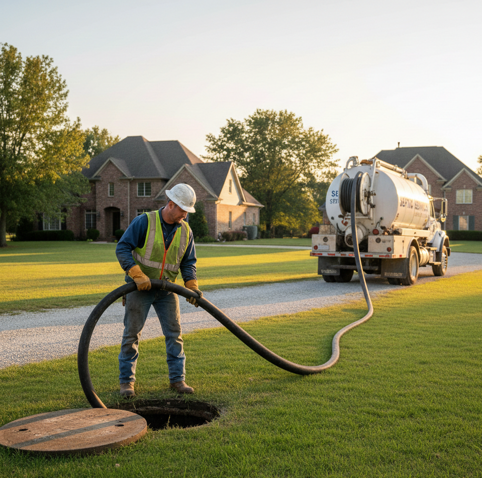 Septic tank pumping Brighton MI
